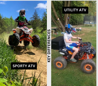 Sporty ATV v/s Utility ATV