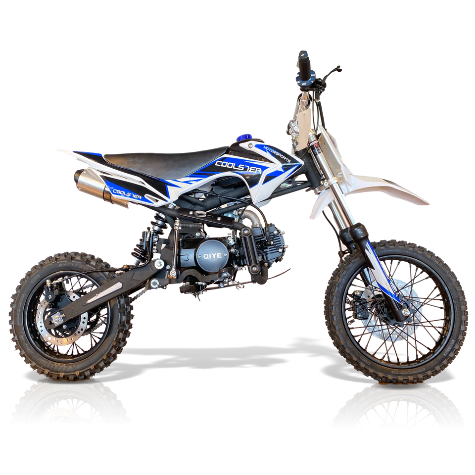 Coolster dirt bike for cheap. XR-125 blue