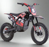 MotoTec Pro 2000W Electric Dirt Bike | 60V Lithium Powered Red