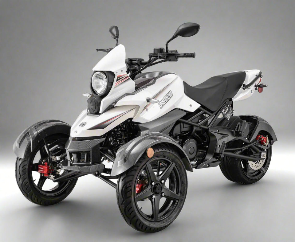 Spider 200cc Full Size Trike | Spider X200 | Fully Automatic | JL175ZK White