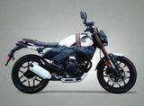 KPM200 Lifan 200cc Retro Motorcycle | EFI Fuel-Injected | KP Master LF200-3B White 2-Year Warranty (Included)