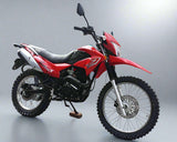 Pro Hawk-X 250cc Dual Sport Motorcycle | 5-Speed Manual Transmission Red
