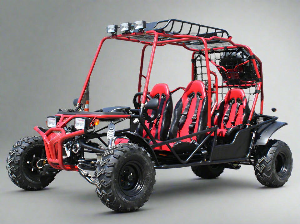 Cuirassier Sport 200cc 4-Seater Go-Kart - DF200GHG Red