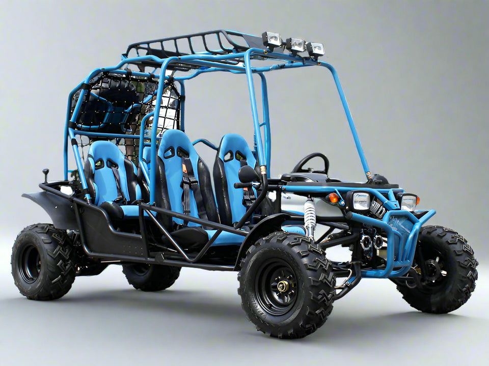 Cuirassier Sport 200cc 4-Seater Go-Kart - DF200GHG Blue