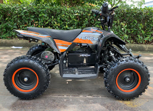 Electric Mini ATV 1000 Watts 36 Volts with LED Headlights - Mid View