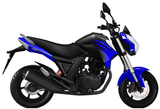 Lifan KP-Mini SS3 | 150cc Motorcycle | LF150 Sapphire Blue 2-Year Warranty (Included)