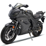 Boom Ninja SR9 125cc Full-Size Motorcycle - Street Legal Black