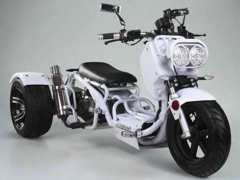 MADDOG Trike Scooter 150cc Automatic | IceBear | PST150-19N White