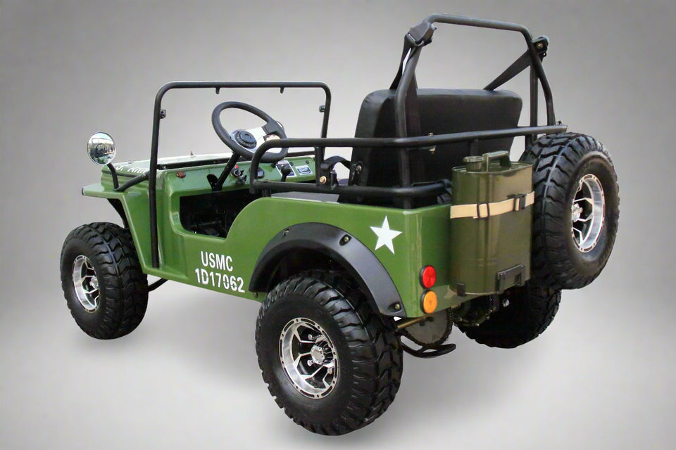 Willy's Coolster 125cc Mini Jeep | GK-6125A Army Green