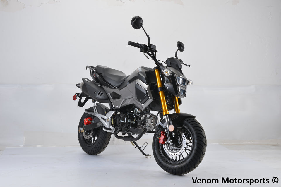 2023 Boom SR6 Vader GEN II 125cc Motorcycle | BD125-10 - Front & Side View