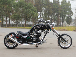 DongFang DF250RTF Mini Chopper Motorcycle Black Side
