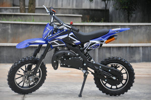 49cc Premium Gas Dirt Bike Motocross - Blue