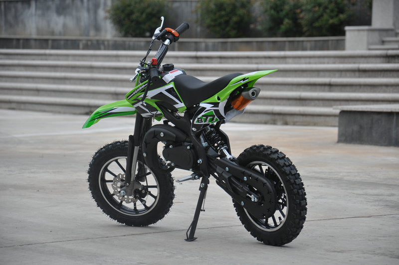 49cc Premium Gas Dirt Bike Motocross 2-Stroke Side View
