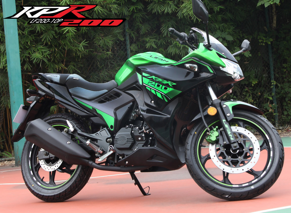 Lifan KPR 200 Motorcycle | 200cc EFI | Fuel-Injected LF200-10S | CARB APPROVED - Green - Mid View