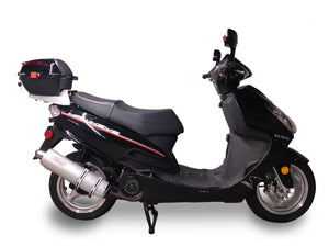 IceBear Hawkeye 150cc Moped Scooter - PMZ150-3C - Black