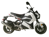 Slash 50 Moped Scooter 49cc Bike - PMZ50-M3 Metallic White
