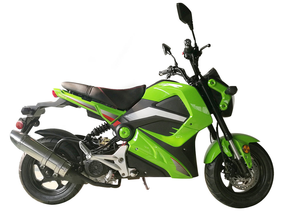 Slash 50 Moped Scooter 49cc Bike - PMZ50-M3 Metallic Green