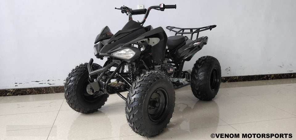 200cc Full-Size Adult ATV Automatic + Reverse - Black