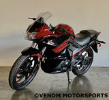 Lifan KPR 200 Motorcycle | 200cc EFI | Fuel-Injected LF200-10S | CARB APPROVED - Red