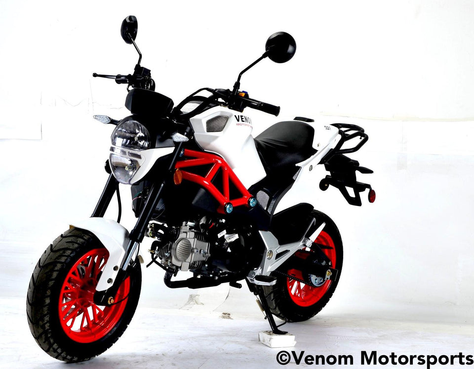 Venom x21RS | 125cc Motorcycle | Street Legal Metallic White