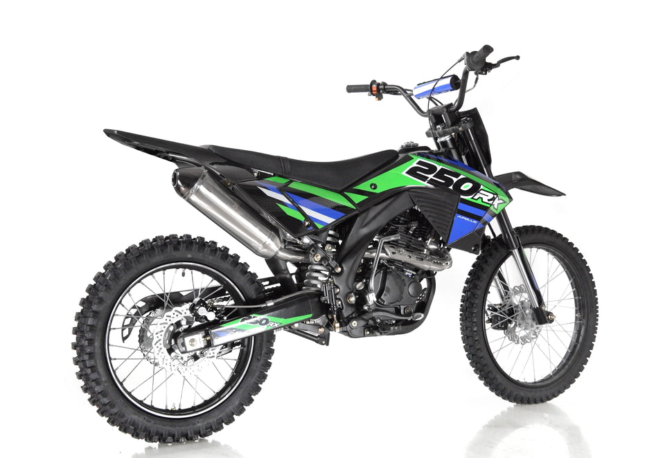 Apollo 250cc RFZ Motocross Dirt Bike | 5-Speed Manual | DB-36 Green