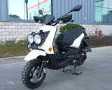 Roketa Charger 50cc Scooter | Street Legal | MC-31-50 White