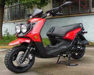 Roketa Charger 50cc Scooter - Street Legal - Red