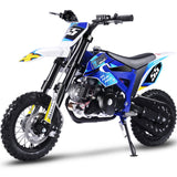 Hooligan 60cc Motocross Dirt Bike | MotoTec Kids | 4-Stroke Fully Automatic - Blue