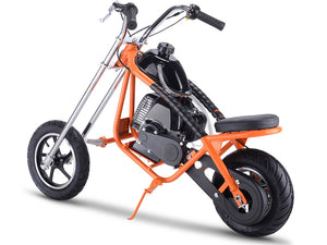 Mototec Villain 50cc Mini Chopper | 2-Stroke - Orange