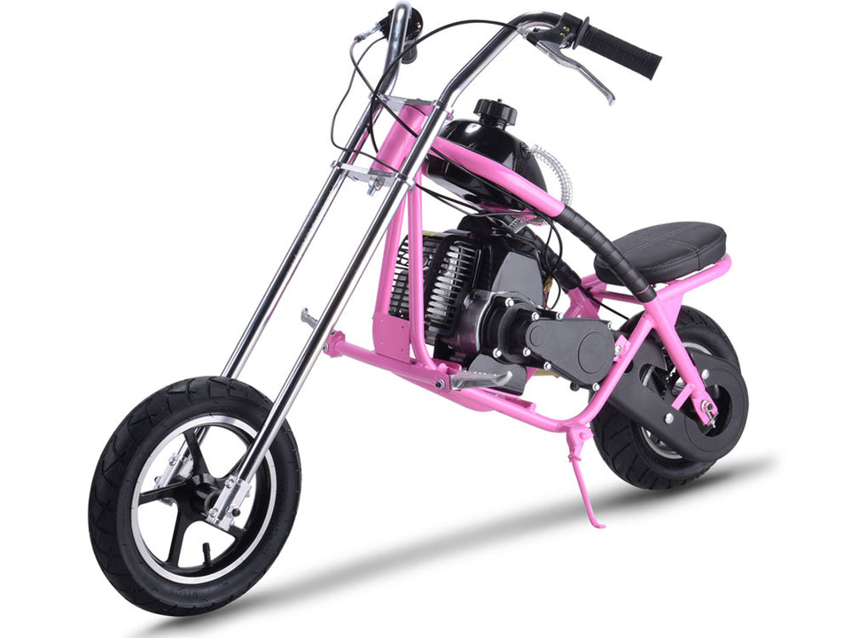 Buy Pink Mototec Villain 50cc Mini Chopper