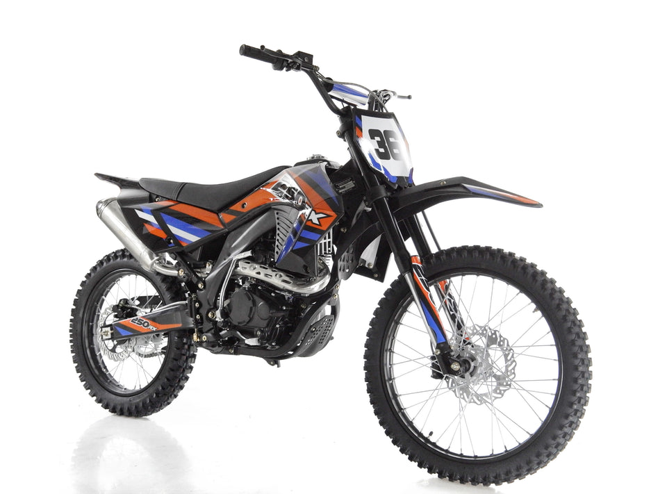 Apollo 250cc RFZ Motocross Dirt Bike | 5-Speed Manual | DB-36 Black