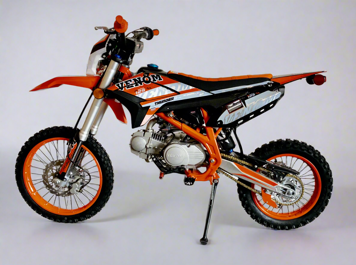 Venom 125cc X19 Dirt Bike 4-Speed Clutch Belmonte Bikes