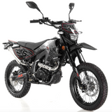 Apollo 250cc Dual Sport Motocross Dirt Bike -Street Legal - DB-36 DOT Black
