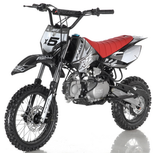 DB-x5 125cc manual transmission apollo dirt bike pit bike motocross vitacci motorcycles black
