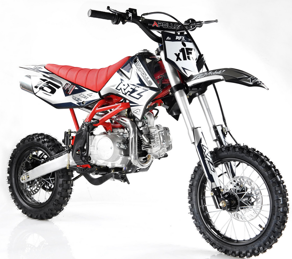 Apollo RFZ Motocross 125cc Dirt Bike Sport - 4-Speed Manual DB-X15