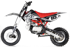 4-Speed Manual DB-X15 Apollo RFZ Motocross 125cc Dirt Bike Sport