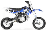 Apollo RFZ Motocross 125cc Dirt Bike Sport - 4-Speed Manual DB-X15 - Blue Middle View