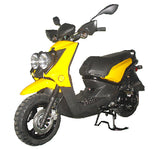 Street Legal Roketa Charger 50cc Scooter - Yellow