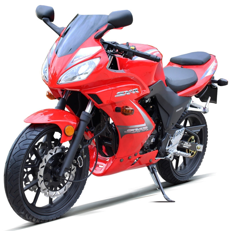 Premium 250cc SXR Full-Size Motorcycle Super Pocket Bike Red