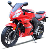 Premium 250cc SXR Full-Size Motorcycle Super Pocket Bike Red