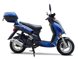 IceBear Aldo 150cc Moped Scooter - PMZ150-11 - Blue