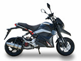  Moped Scooter 49cc Bike - IceBear Evader 50 - Black