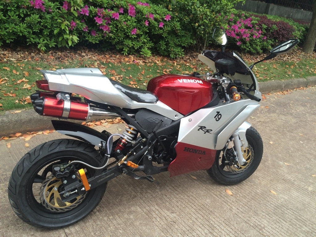 Super Pocket Bike x19 Pocket Rocket 110cc 2016 Red Silver