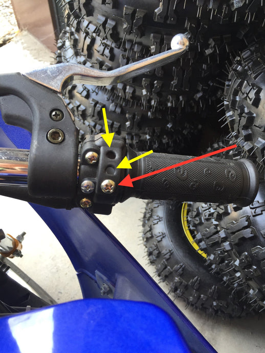 I need to limit the maximum speed for my mini 49cc pocket bike! Let me show you how to do it with images!