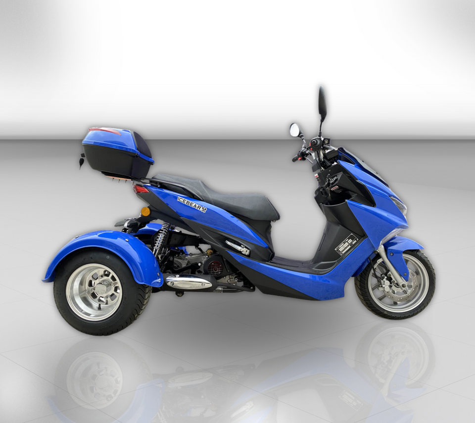 Trifecta 50cc Trike Scooter - Automatic Transmission - Street Legal - PST50-2