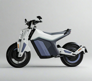NAXEON I AM | 6.5KW Motor | 72V Lithium Electric Motorcycle | Automatic Street Legal Mont Blanc White