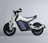 NAXEON I AM PRO | 7.5 KW Motor | 72V Lithium | Automatic Motorcycle Mont Blanc White