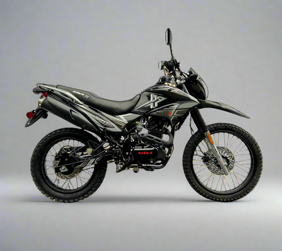 Pro Hawk-X 250cc Dual Sport Motorcycle | 5-Speed Manual Transmission