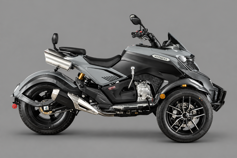 Spider 300cc Full Size Super Trike | Water Cooled | Fully Automatic with Reverse | SX300 Grey