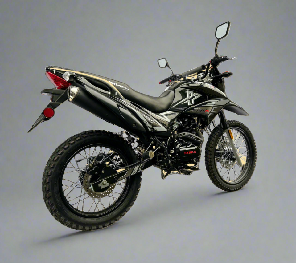 Pro Hawk-X 250cc Dual Sport Motorcycle | 5-Speed Manual Transmission